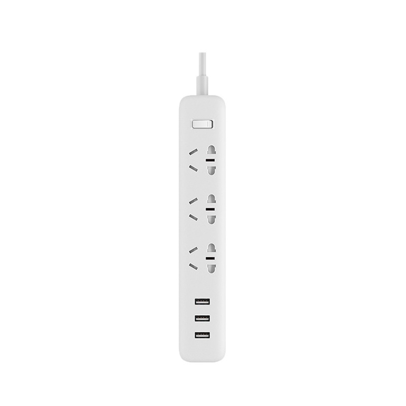 TOPSTAR/通士达 瑞艺系列R05排插三位五孔带3USB TSDPC03-2500W三位五孔带3USB 白色PP材质 1个
