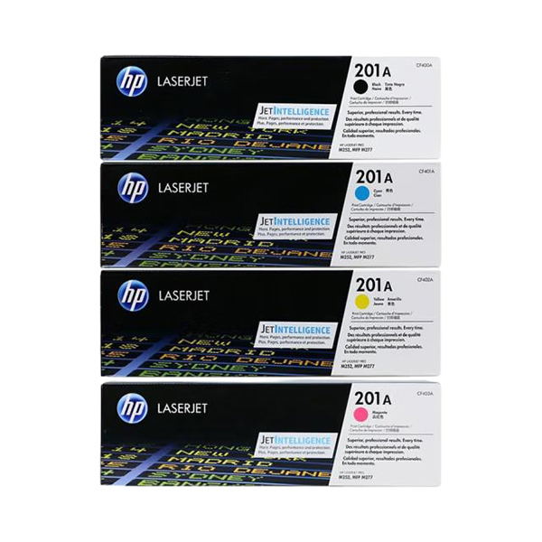 HP/惠普 四色硒鼓套装 201A CF400A-CF403A 适用M252N 252dw 277N 277DW 1套