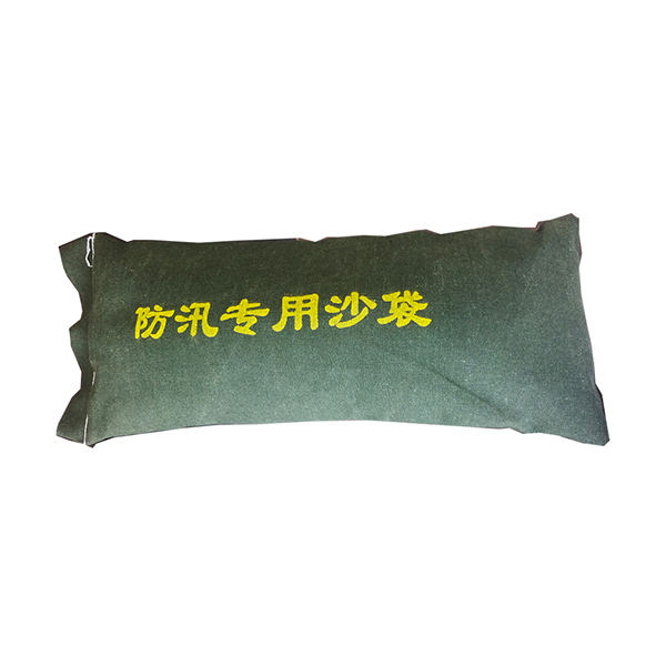 ZKH/震坤行 含沙款帆布防汛沙袋 SBC443070 300×700mm 军绿色 4×4帆布 含沙重约20kg 1个