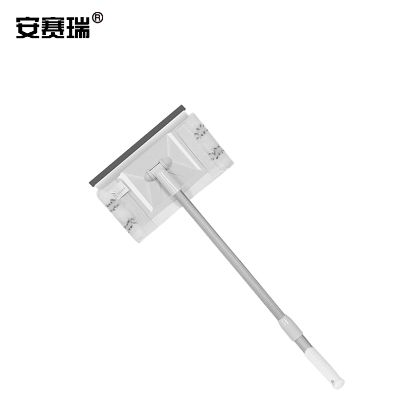 ANSAIRUI/安赛瑞 伸缩双面铝杆窗刷 711423 伸缩范围59~104cm 1个