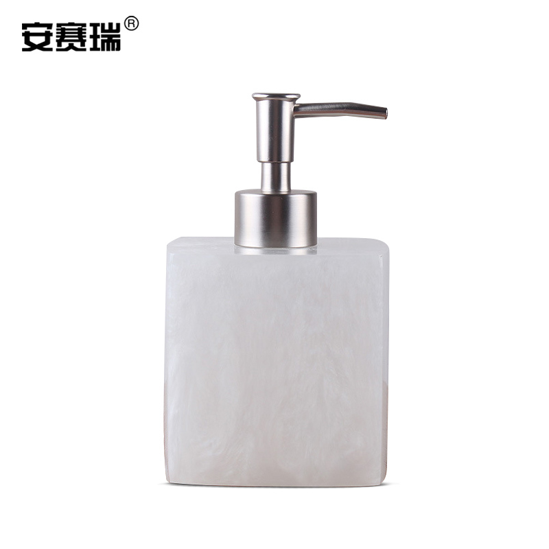 ANSAIRUI/安赛瑞 酒店乳液分装瓶 710480 16×8.5cm 400mL 珍珠白 1个