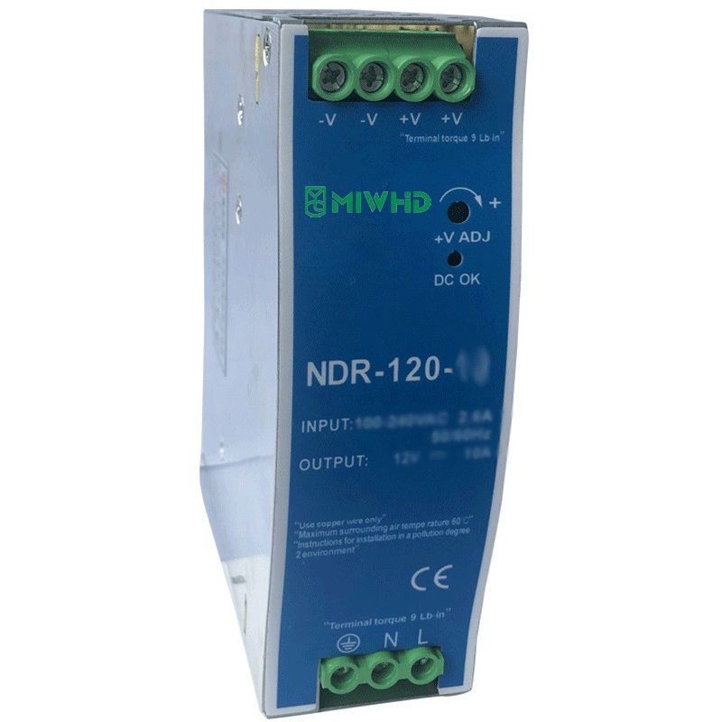 MIWHD NDR-120系列轨道式开关电源 NDR-120-24 DC24V 5A 1个