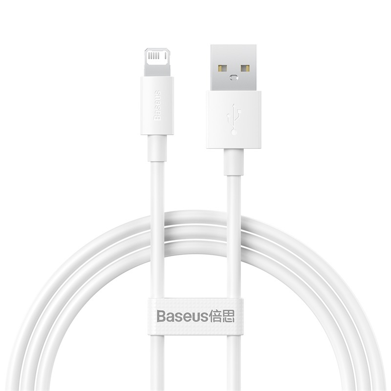 BASEUS/倍思 智简2.4A快充苹果数据线 CAZJ000102 1m 1条