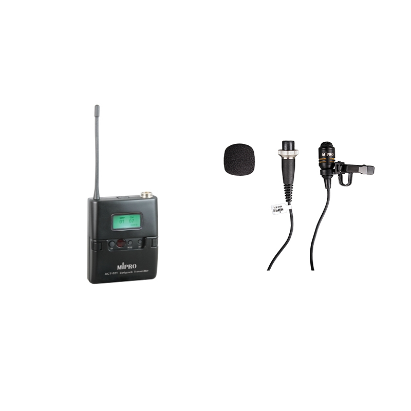 MIPRO/咪宝 佩戴式发射器 ACT-52T 适用MA-808领夹麦克风 1套
