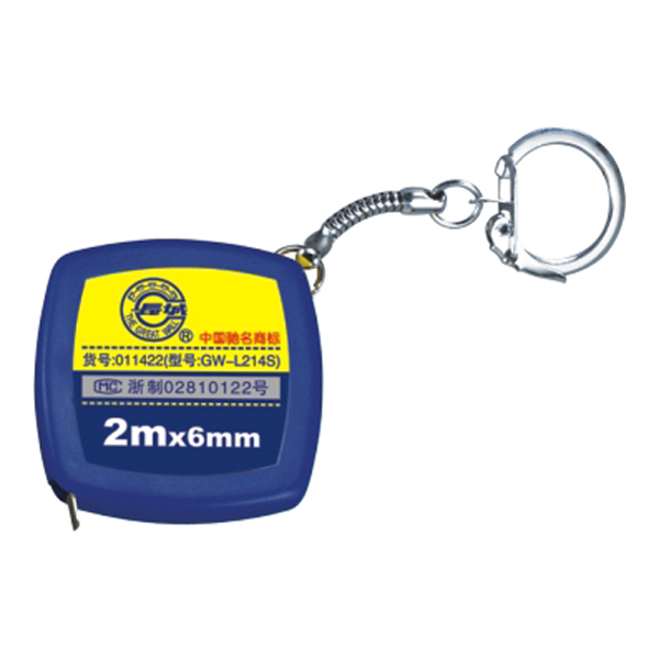 GREATWALL/长城精工 14系列无扣礼品钢卷尺 GW-011422 2m×6mm 公制 GW-L214S 1把