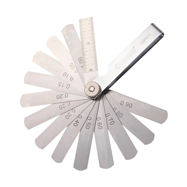 SATA/世达 公制塞尺 SATA-09401 14片 0.05~1.00mm 尺长3"/75mm 不含第三方检测 1套