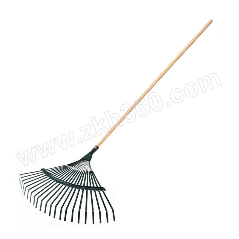 MDL/漫德莱 耙子草耙子树叶耙园林工具农用耙子农具耙子工具搂草耙铁耙子22齿 22齿草耙+木柄 1套-融创集采商城