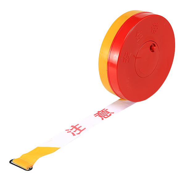 XIANGCHEN/襄辰 警戒带(注意安全) JD02 黄白色 宽5cm 长100m 1卷