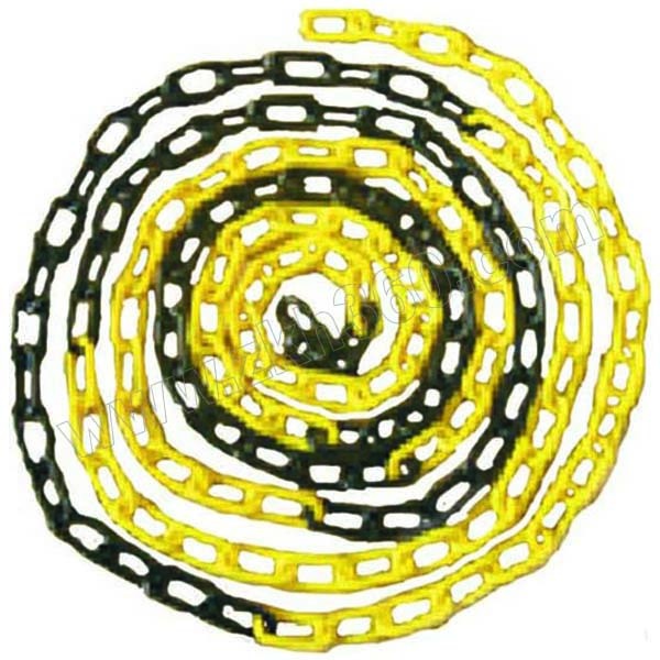 XIANGCHEN/襄辰 PE塑料链条 LT002 黄黑 Φ6mm 环42*20mm 1个