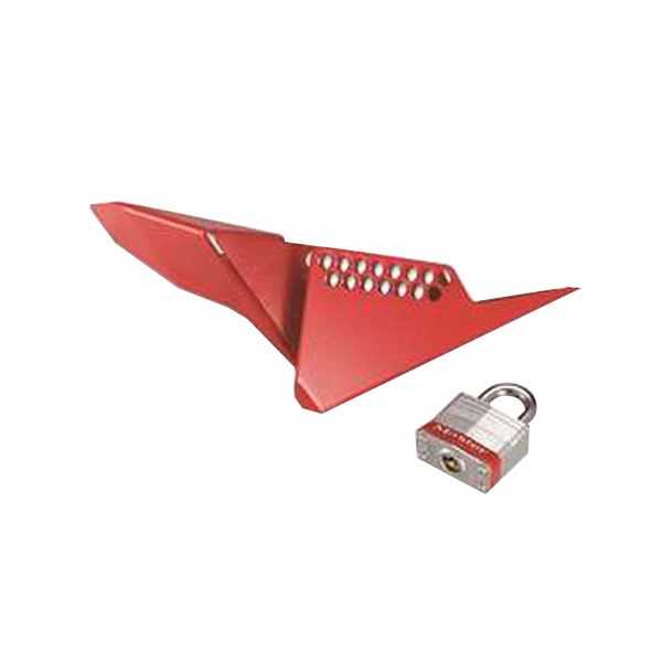MASTERLOCK/玛斯特锁 楔形球阀锁具 S3477LZH 大号 31-76mm 1把