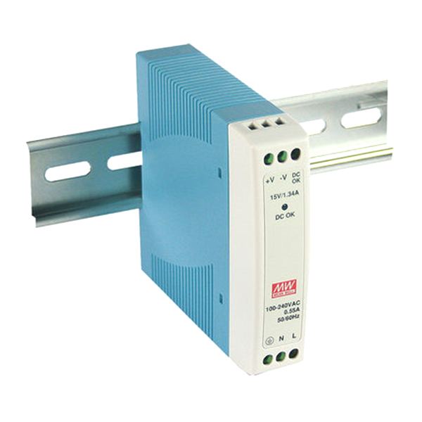 MW/明纬 MDR-10系列10W单组输出导轨型工业电源 MDR-10-12 1台