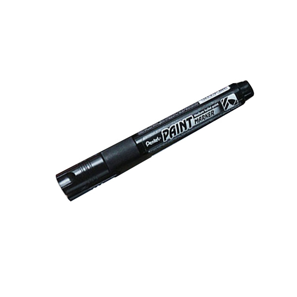 PENTEL/派通 圆头油漆笔 MMP20-A 4mm 黑色 12支 1盒