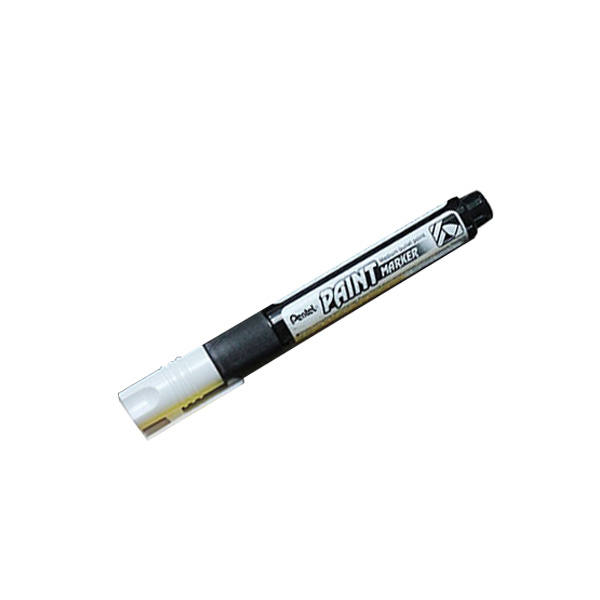 PENTEL/派通 圆头油漆笔 MMP20-W白 4.0mm 白色 1支
