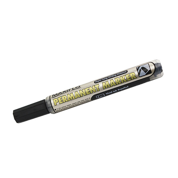 PENTEL/派通 记号笔 PENTEL-NLF50-A 4.5mm 黑色 12支 1盒