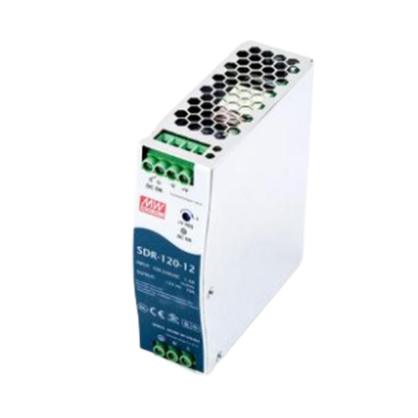 MW/明纬 SDR-120系列120W单组输出工业用DIN导轨型有PFC功能电源 SDR-120-12 1个