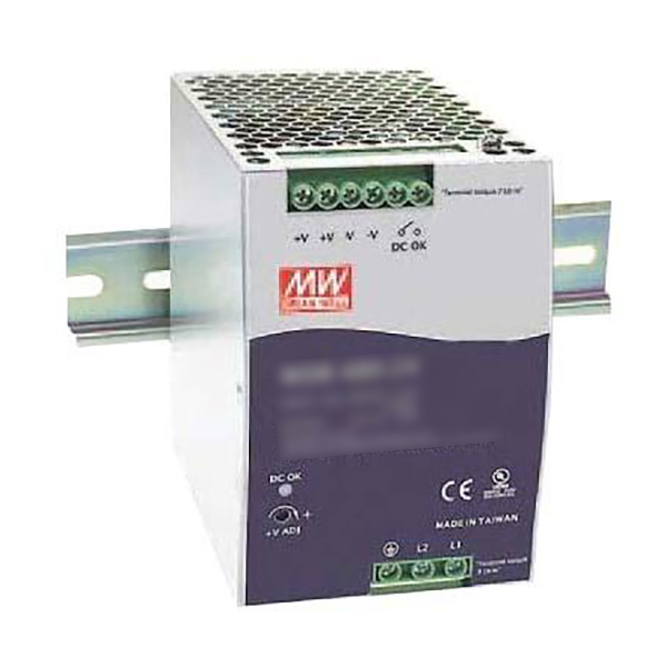 MW/明纬 WDR-120系列120W单组输出导轨型工业电源 WDR-120-12 1个