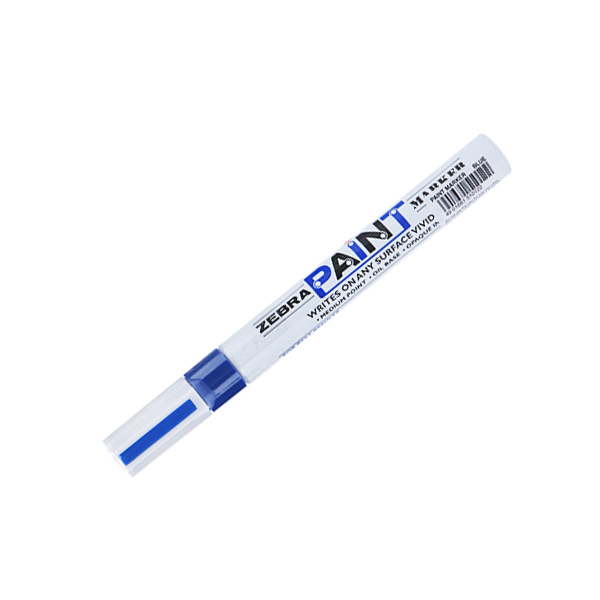 ZEBRA/斑马 斑马200M油漆笔 MOP-200MZ 蓝色2.8mm 1支