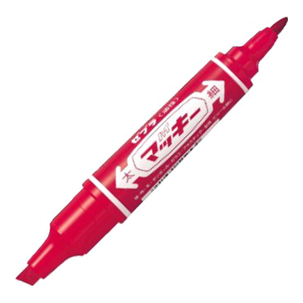 ZEBRA/斑马 大双头记号笔 MO-150-MC-R 红色 6mm/1mm 10支 1盒