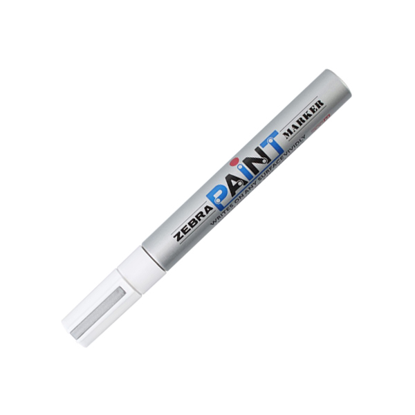 ZEBRA/斑马 斑马200M油漆笔 MOP-200MZ 银色2.8mm 1支