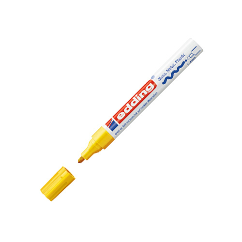 EDDING/艾迪 油漆笔 750 005黄 圆嘴2~4mm 耐温400℃ 1支