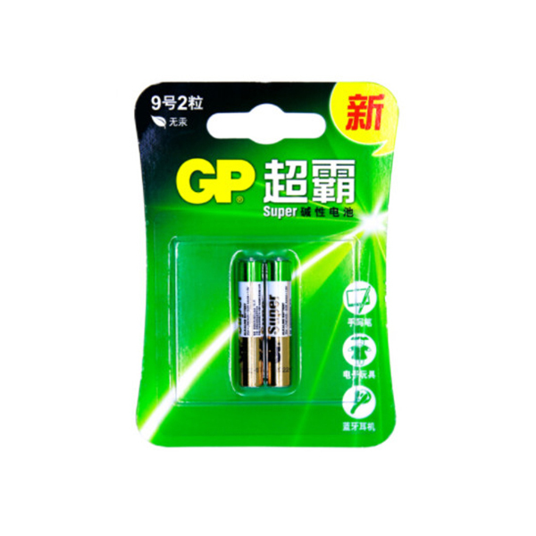GP/超霸 9号电池 9号 2粒装 1板