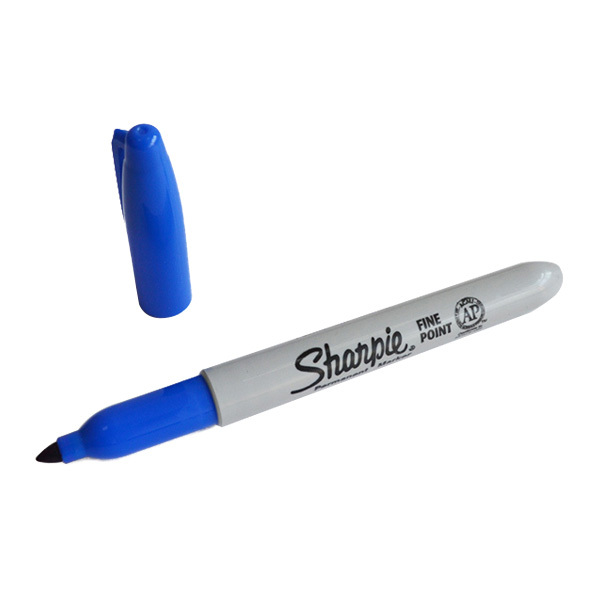 SHARPIE/三福 1mm油性记号笔 30003 蓝色 1mm 12支 1盒