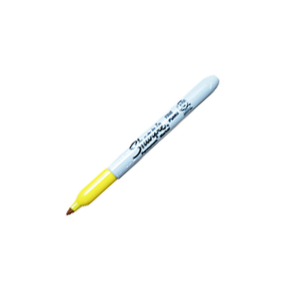 SHARPIE/三福 1.0mm油性记号笔 30035 黄色1.0mm 1支