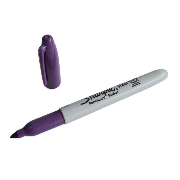 SHARPIE/三福 1mm油性记号笔 30008 紫色 1mm 12支 1盒