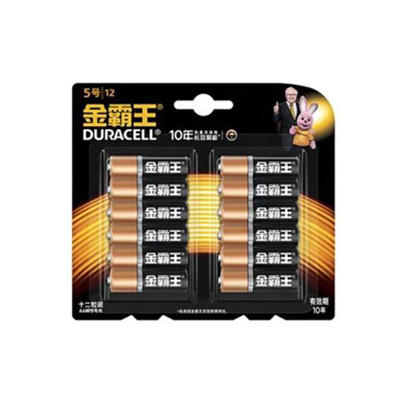 DURACELL/金霸王 5号电池 5号 12粒装 1板