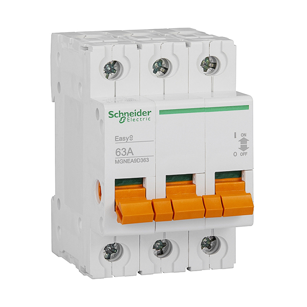 SCHNEIDER/施耐德电气 MGNEA9D隔离开关 EA9D-INT125 63A/3P EA9D 隔离开关 1个