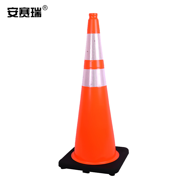 SAFEWARE/安赛瑞 PVC反光路锥 14486 910*360*360mm 1个