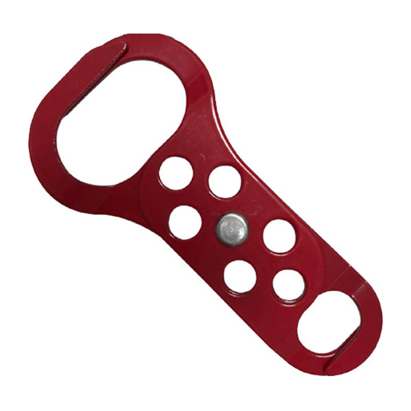 SAFEWARE/安赛瑞 钢制双头安全锁钩 14724 红色 总长137mm 可容纳6把挂锁 1把
