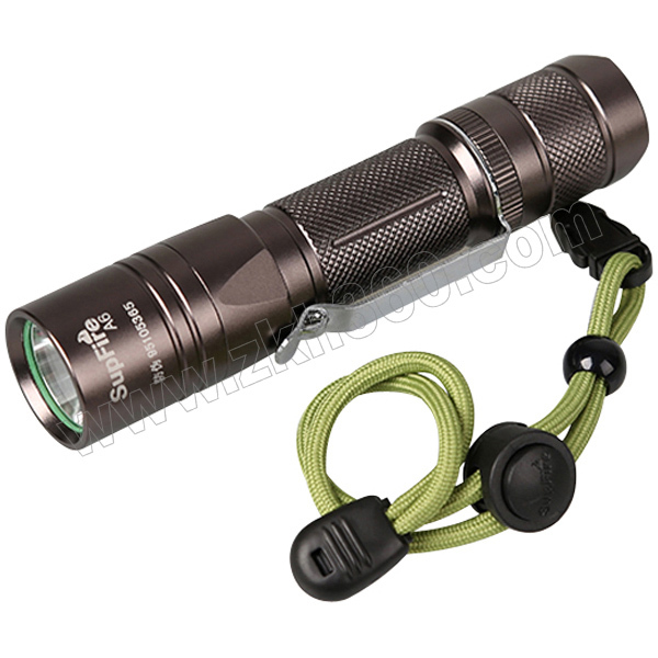 SUPERFIRE/神火 强光手电筒 A6 10W 标配手电+1节紫电池+AC16充电器+吊盒+绿绳 1套
