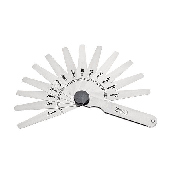 STARRETT/施泰力 锥形折叶公制厚度规 173MCT 折叶数量:13 尺寸:12.7~7×152mm 不含第三方检测 1个