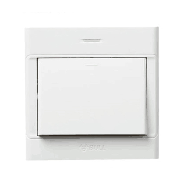 BULL/公牛 G09系列一位双控带荧光开关 G09K112Y 10A 250V 明装 1个