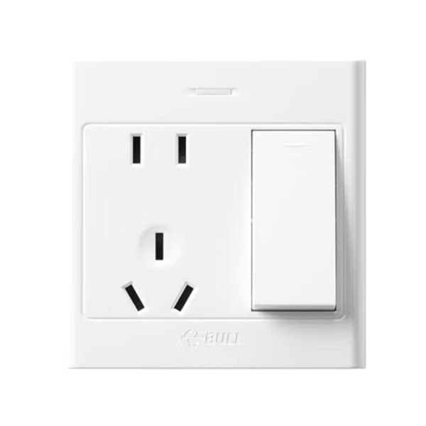 BULL/公牛 G09系列二三极+双控开关插座 G09E334S 10A 250V 明装 1个