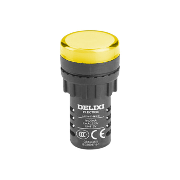DELIXI/德力西 LAY5S-ZS指示灯 LAY5s-ZS AC/DC24V 黄(指示灯) 1个