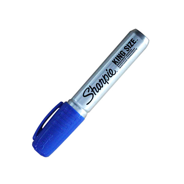 SHARPIE/三福 不锈钢记号笔 15003 蓝色 5~8mm 12支 1盒