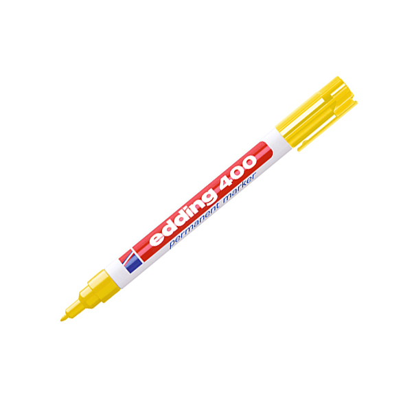 EDDING/艾迪 永久记号笔 400 黄色 1mm 1支
