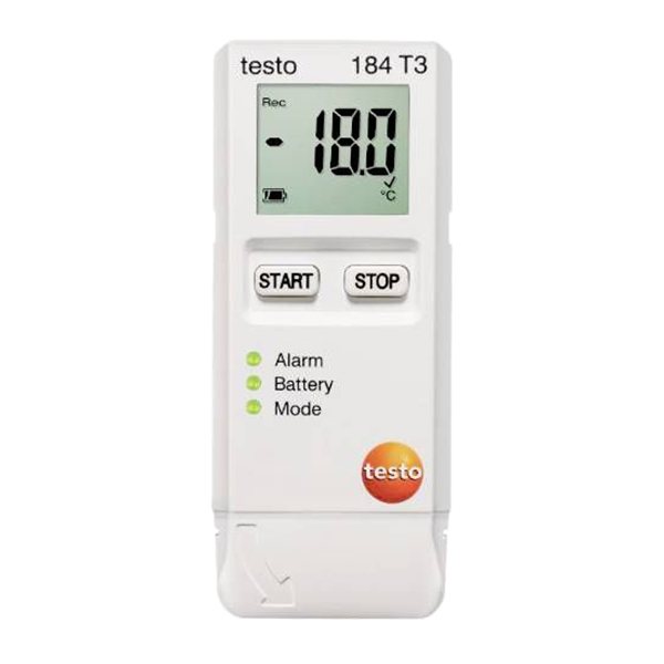TESTO/德图 USB型温度记录仪 testo 184 T3 USB连接,仪器配置及报告读取无需额外电缆 1台