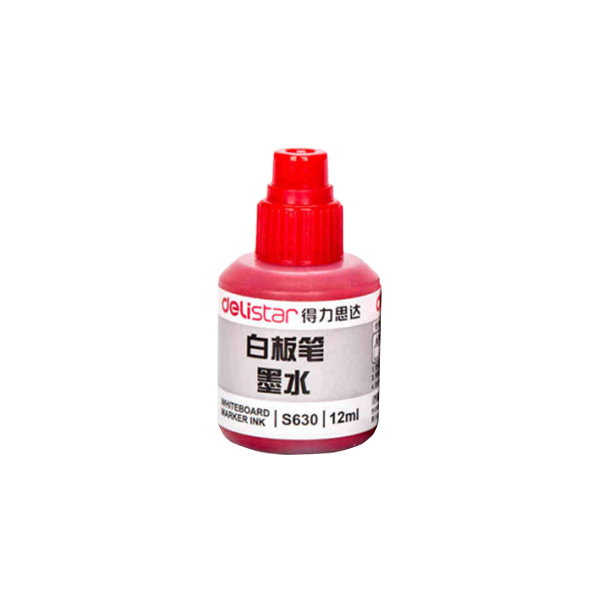 DELI/得力 白板笔墨水 S630 12ml 红色 1瓶