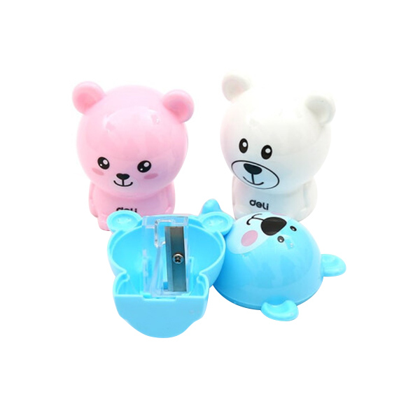 DELI/得力 萌萌熊卷笔刀 0573 颜色随机 1只