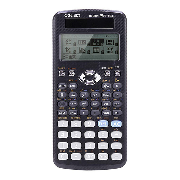 DELI/得力 函数计算器 D991CN 黑色 1台