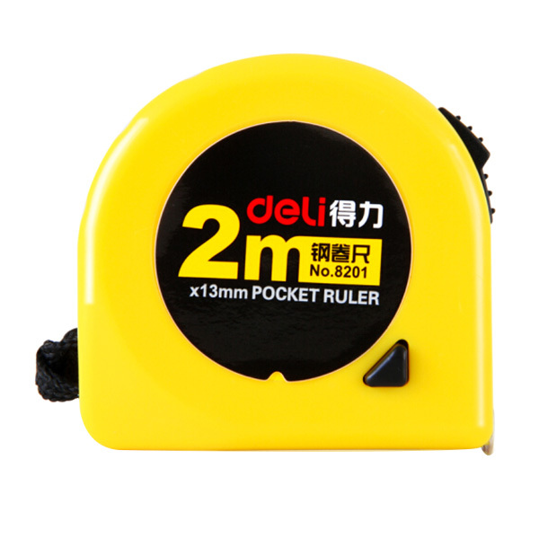 DELI/得力 钢卷尺 8201 2m 1把