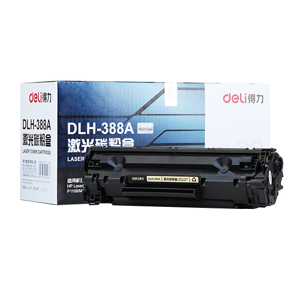 DELI/得力 激光碳粉盒 DLH-388A 黑色 1只