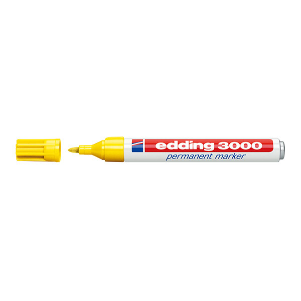 EDDING/艾迪 永久记号笔 3000 圆嘴1.5~3mm 005黄色 1支