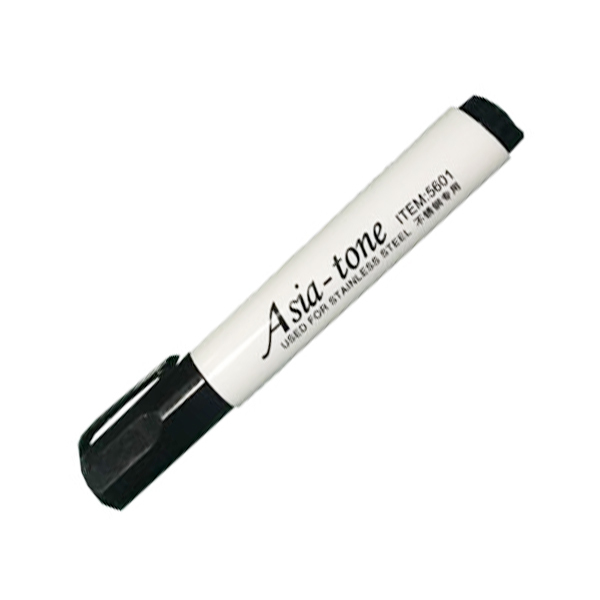 ASIA-TONE/亚通 金属不锈钢专用低氯记号笔 ITEM5601 2.0mm 黑色 1支