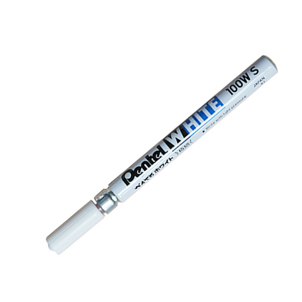 PENTEL/派通 油漆记号笔 100WS 白色2.0mm 1支