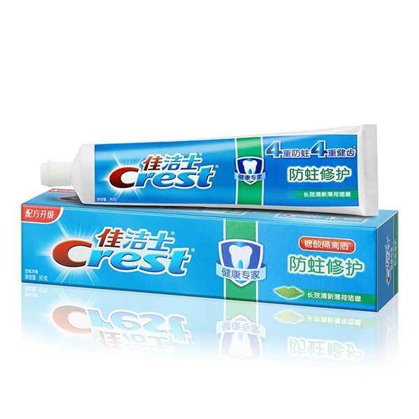 CREST/佳洁士 健康专家防蛀修护牙膏(晶莹薄荷) 6903148017272 200g 1支
