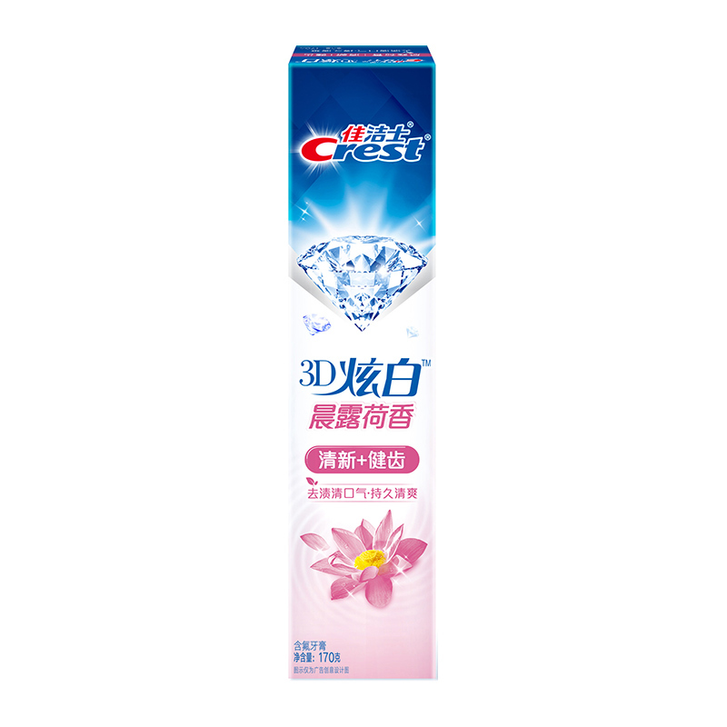 CREST/佳洁士 3D炫白晨露荷香牙膏 6903148094396 180g 1支